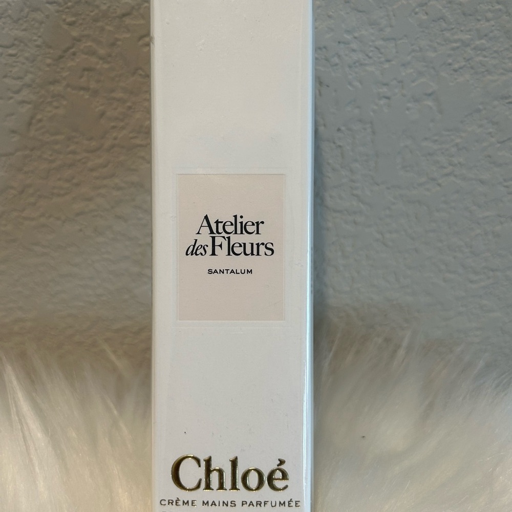 Chloé Atelier des Fleurs Santalum White and Gold Hand Cream